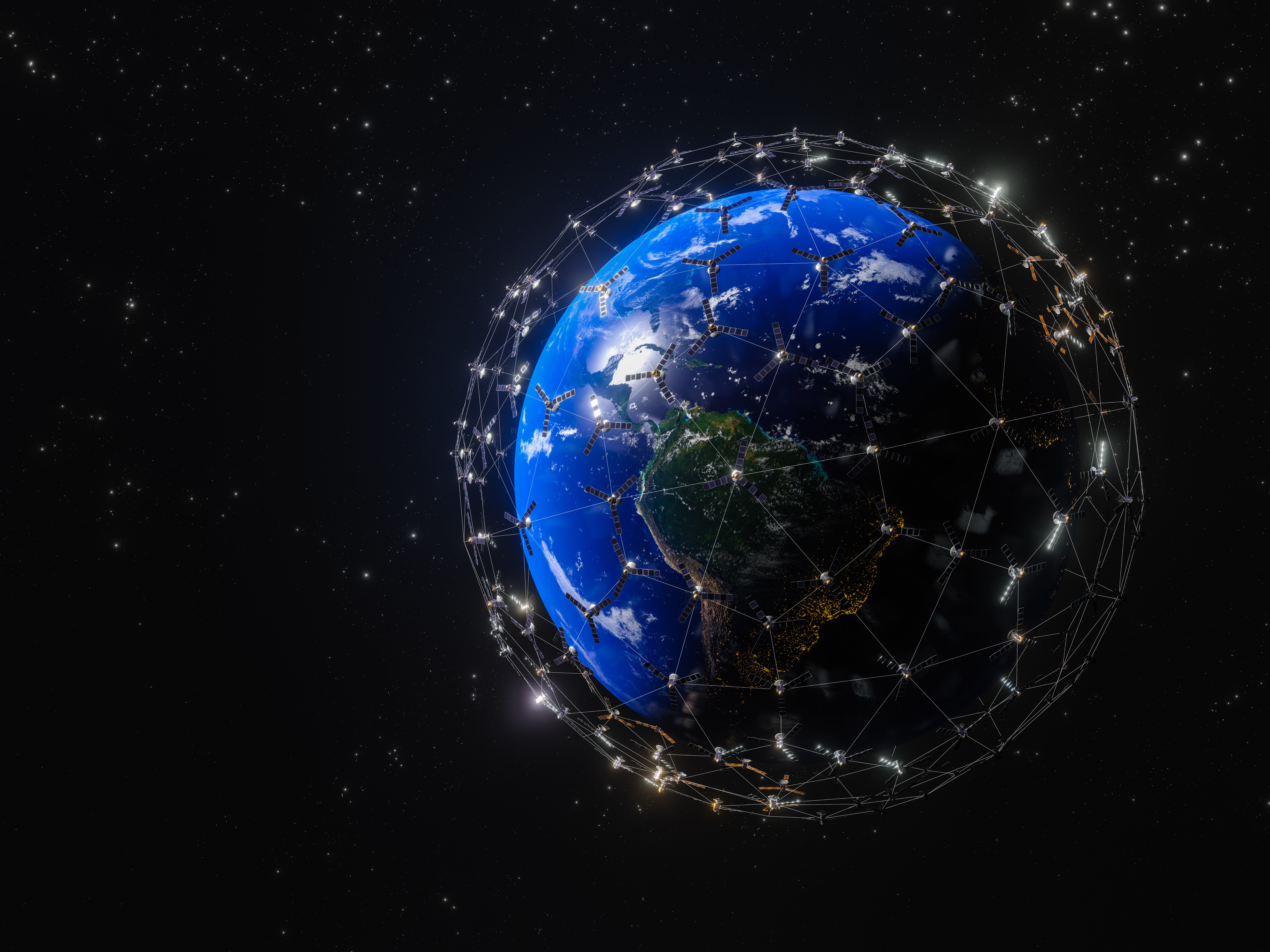 rendu 3d du systeme internet a large bande planet earth pour repondre aux besoins des consommateurs